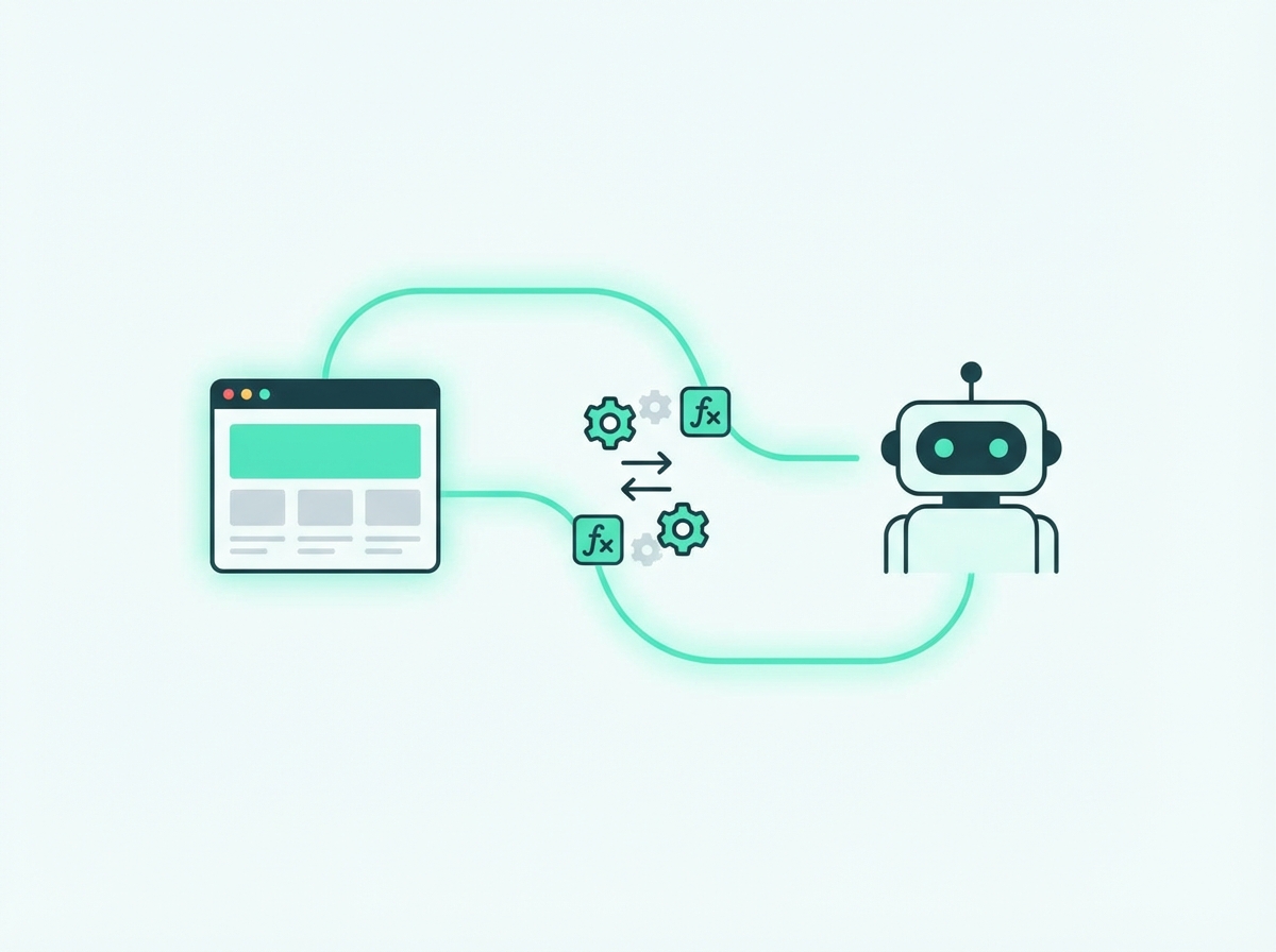 WebMCP architecture showing how Shopify stores connect with AI agents
